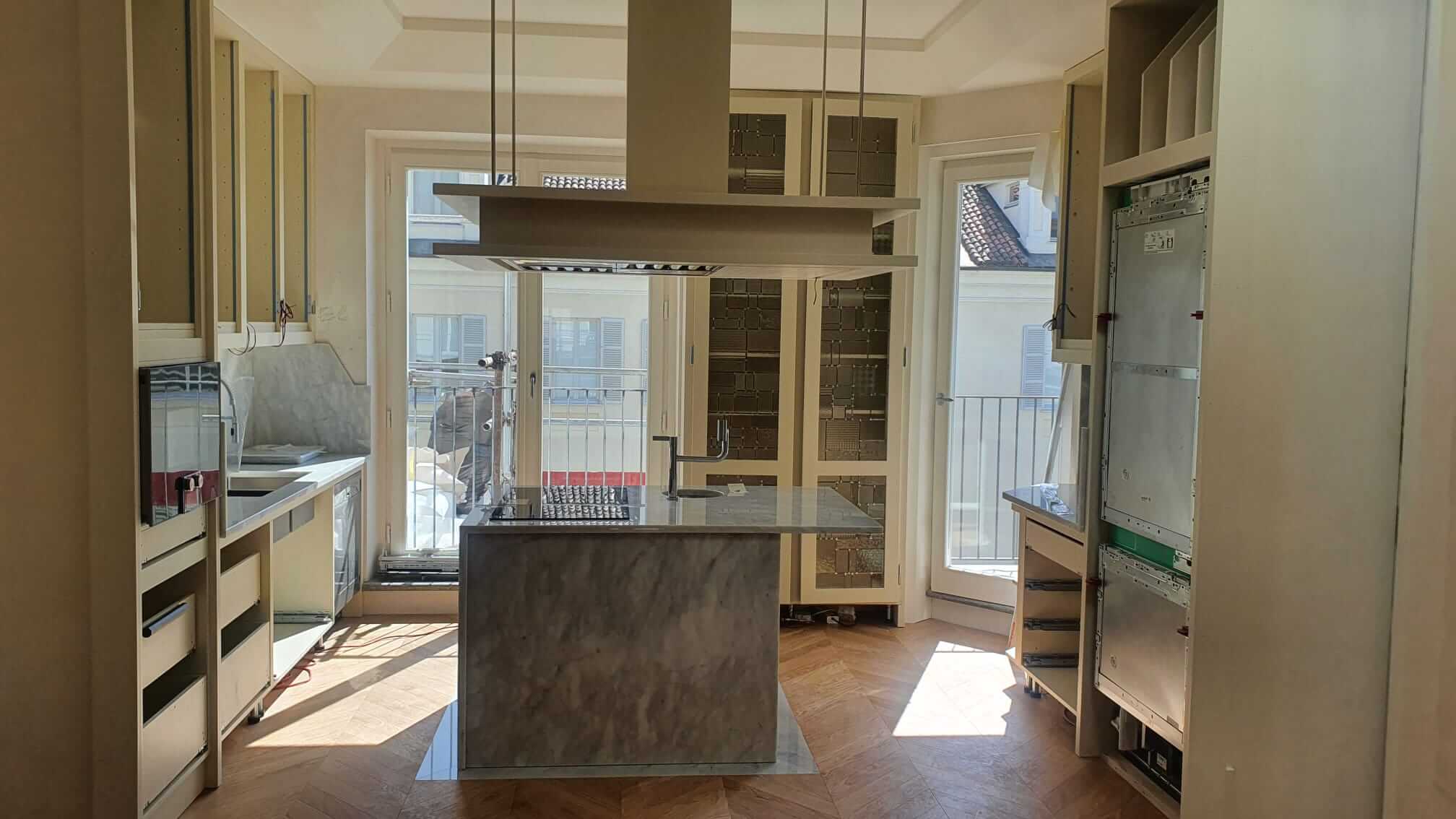 cucina in marmo